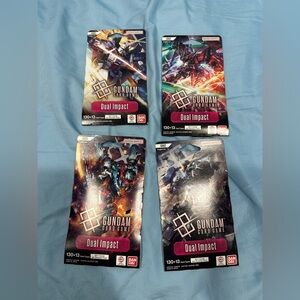 2025 Gundam Card Game TCG Dual Impact GD02-Y01 x1 sleeved Booster Pack Sealed